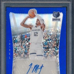 Sobre Caliente de Baloncesto NBA: 1 Carta Graduada (8+ Garantizada) + 10 Cartas Diversas. Panini Prizm Deca Ja Morant Blue Prizm Auto Chaser Pack - LEER