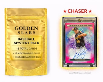 MLB Baseball Hot Pack:1 Guaranteed Auto or Relic Encased Card+12 Miscellaneous Cards! Paul Skenes Inception Magenta Rookie Auto /99 Chaser