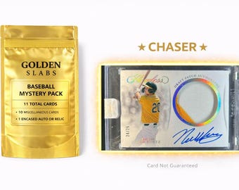 Nick Kurtz Flawless Draft Patch Auto Chaser! MLB Baseball Hot Pack: 1 Guaranteed Auto or Relic Encased Card+ 10 Miscellaneous Cards!