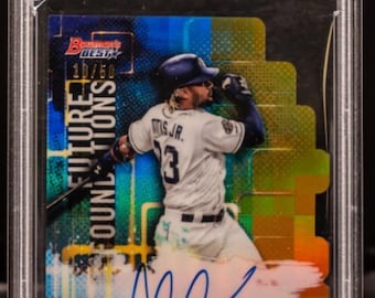 MLB Baseball Hot Pack: 1 gwarantowana karta z oceną + 10 kart Miscellaneous! Bowmans Best Fernando Tatis Jr Gold Rookie Auto Chaser Pack-CZYTAJ