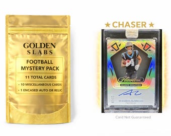 Tetairoa McMillan Flawless Silver Rookie Auto Chaser! NFL Football Hot Pack:1 Guaranteed Auto or Relic Encased Card+ 10 Miscellaneous Cards!
