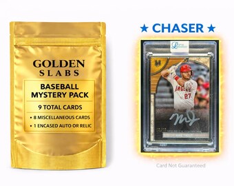 MLB Baseball Hot Pack:1 Guaranteed Autograph or Relic Encased Card+ 8 Miscellaneous Cards! Mike Trout Topps Museum Silver Auto /15 Chaser