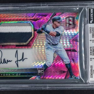 MLB Baseball Hot Pack:1 Garantiert abgestufte Karte + 10 verschiedene Karten! Panini Spectra aaron Judge Rookie Jersey Pink Auto Chaser Pack-WEITER