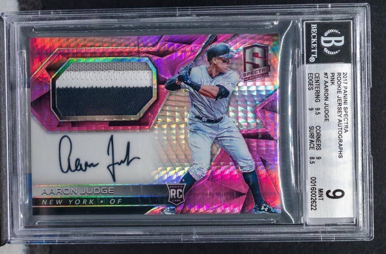 Aaron judge signed card - Etsy 日本
