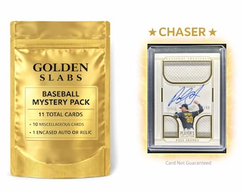 MLB Baseball Hot Pack: 1 Guaranteed Auto or Relic Encased Card+ 10 Miscellaneous Cards! Paul Skenes National Treasures Patch Auto Chaser