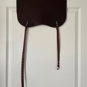 P. Large goat apron with buckle, cover aprons, leather goat apron, cover apron for sheep and goats.