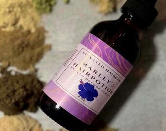 Herbal Infused Hair Growth Oil, Ayurvedic Herbs, Thicker Healthier Strands