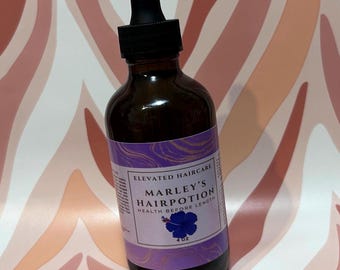Marley's HairPotion för hälsa och tillväxt - Ayurvedisk örtbaserad hårolja.