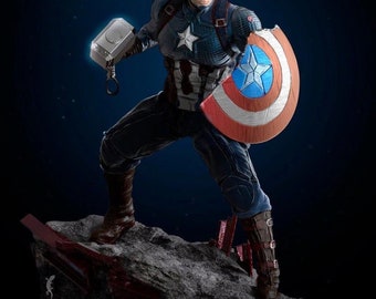 Captain America STL-Figur für 3D-Druck