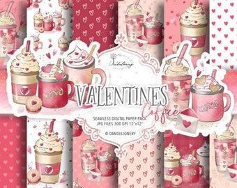 Digitales Briefpapier zum Valentinstag