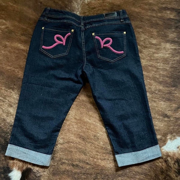 2000s rocawear denim capris