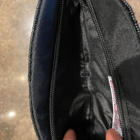 Black beaded handbag condition perfect - image 5