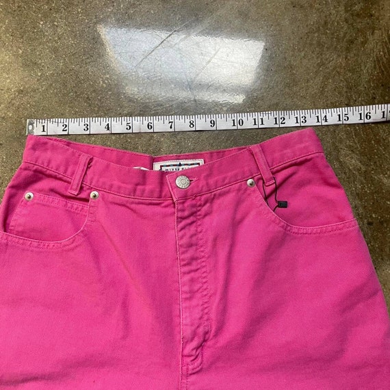 Vintage 90s high waist pink jorts - image 5