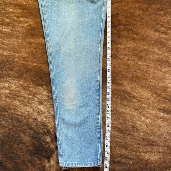 Vintage mid wash high waisted jeans straight - image 6