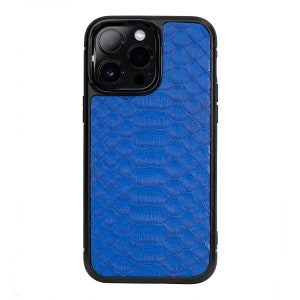 iPhone 14 Pro Max用ハンドメイドパイソンレザーケース、本物のパイソンレザーハンドメイドiPhoneケース、パイソンiPhone 14 Pro Maxケース PYTHON MATTE
