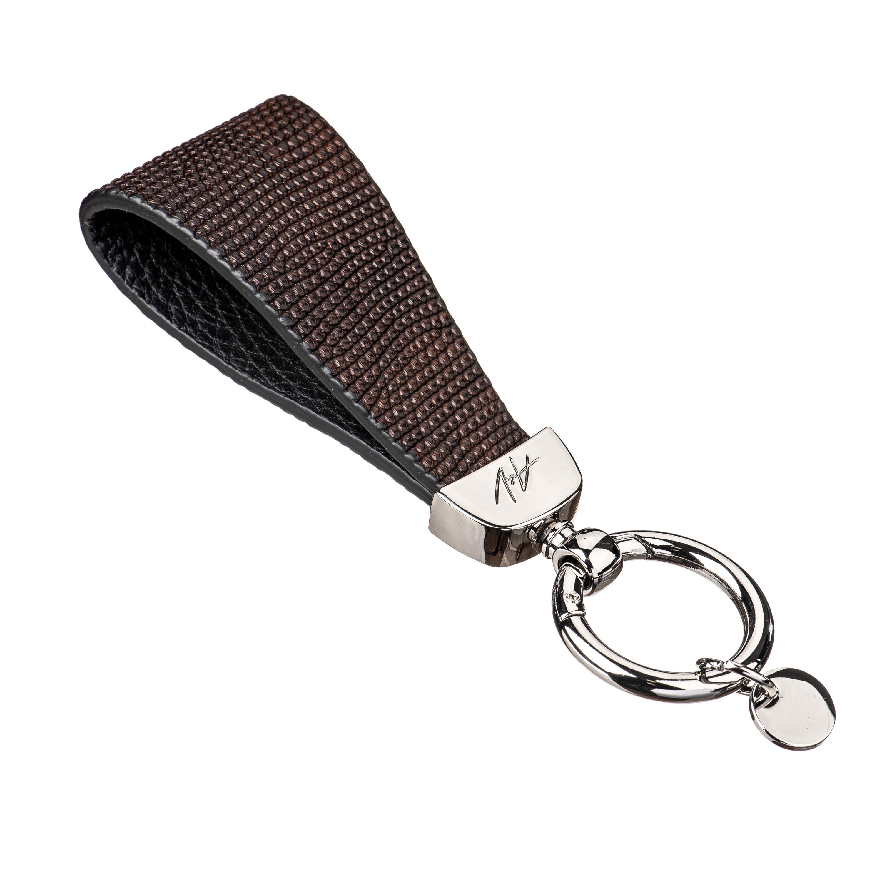 Lizard Leather Keychain, 