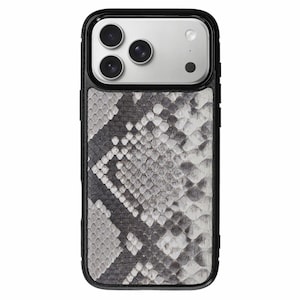 Snake Scales Python Leather Case for iPhone 17 Pro Max | Classic Phone Cover