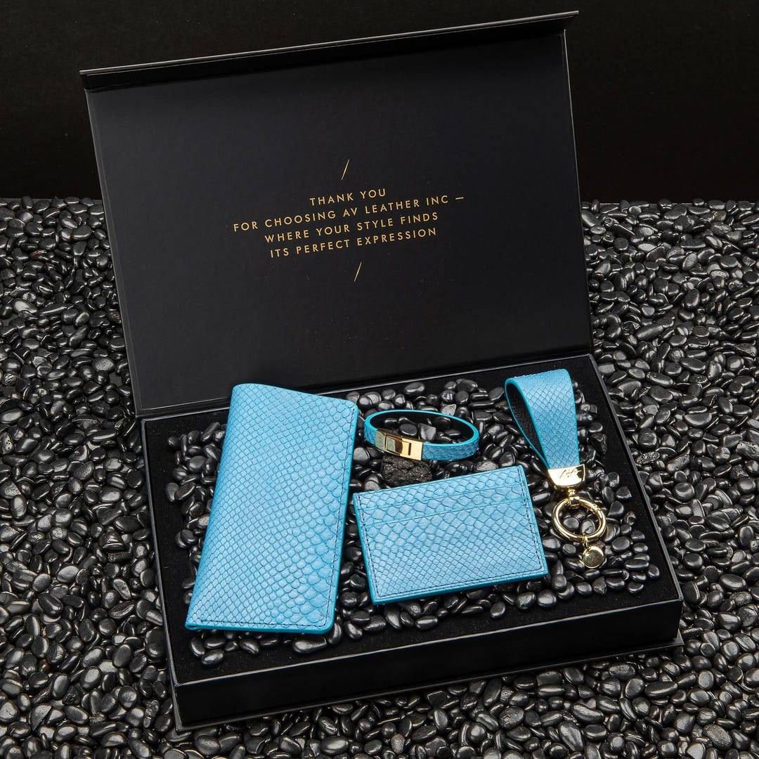 Handmade Python Exclusive Accessories Gift Box, Glasses Case, Bracelet ...