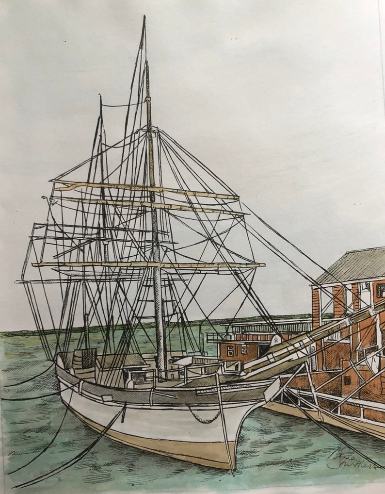 Elissa Tall Ship, Galveston, Texas Etsy