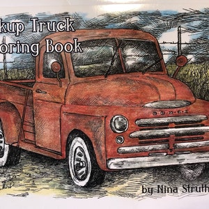 Pick up Truck Coloring book by Texas Artist Nina Struthers