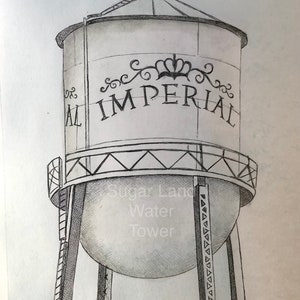Imperial Sugar water tower • Sugar Land Texas
