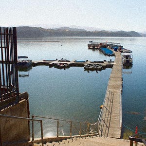 Vintage Image of Boat Ramp - Digital Print