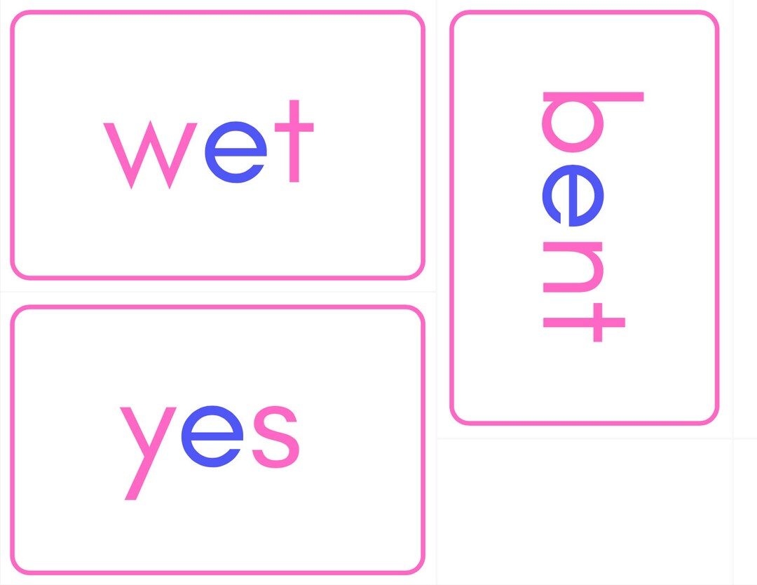 Montessori Phonetic Reading Cards printable - Etsy