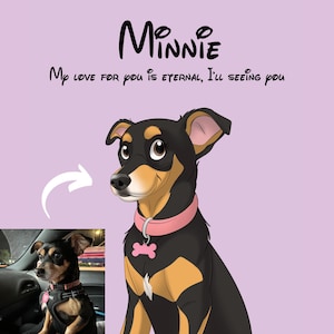Retrato de mascota personalizado en caricatura / Ilustración digital de mascota / Arte de mascota dibujado a mano / Regalo personalizado para mascota / Arte de pared para amantes de las mascotas / Arte divertido para mascotas