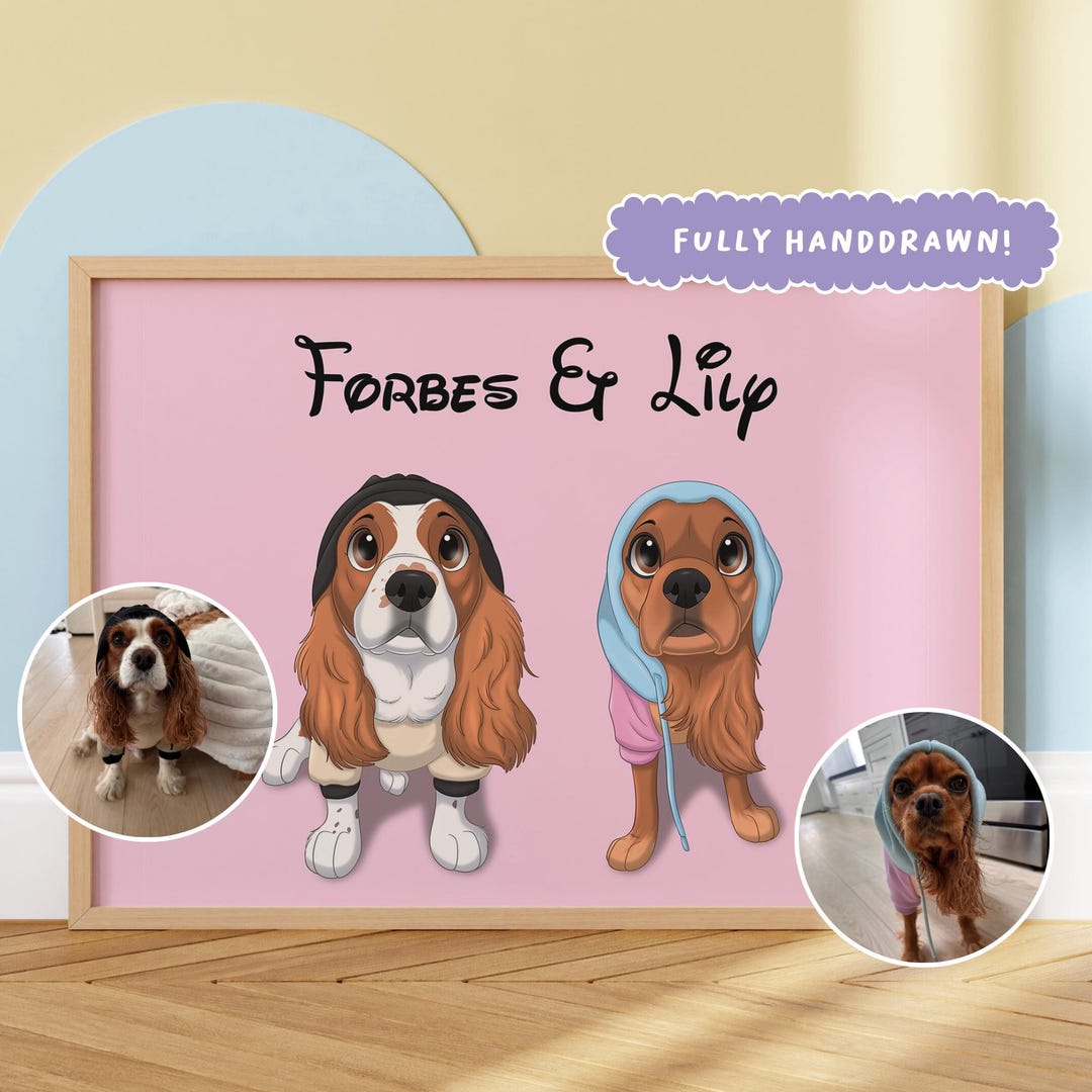 Custom Pet Portrait from Photo | Hand-Painted Watercolor Cat & Dog Art | Personalized Pet Gift | Holiday Keepsake | Dog Custom Portrait
