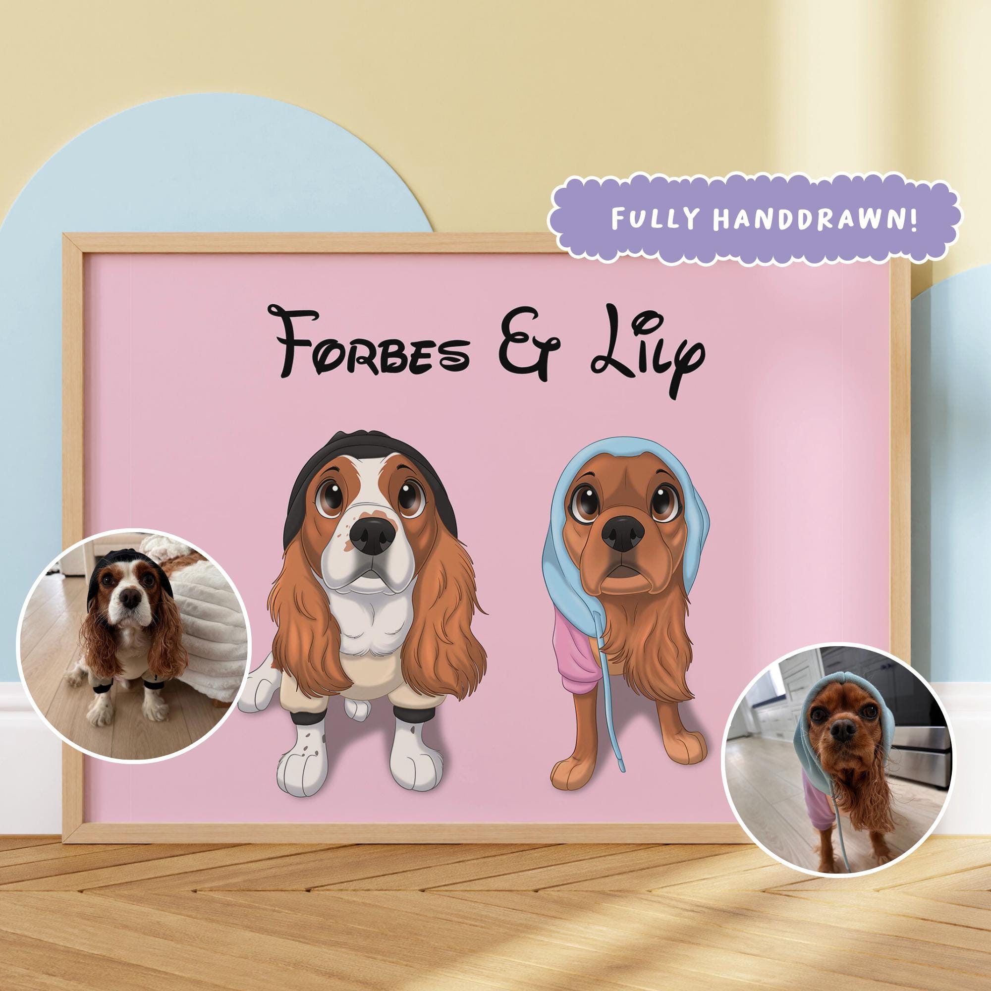 Custom Pet Portrait from Photo | Hand-Painted Watercolor Cat & Dog Art | Personalized Pet Gift | Holiday Keepsake | Dog Custom Portrait