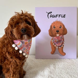 Custom Pet Portrait from Photo - Dog, Cat Art, Digital Pet Memorial, Personalized Pet Gift, Unique Pet Lover Gift, Printable Pet Art