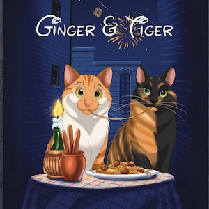 Retrato de mascota personalizado a partir de una foto, ilustración personalizada de perro, gato, caballo o conejo, arte de dibujos animados de gatos, regalo para amantes de las mascotas, arte digital para mascotas