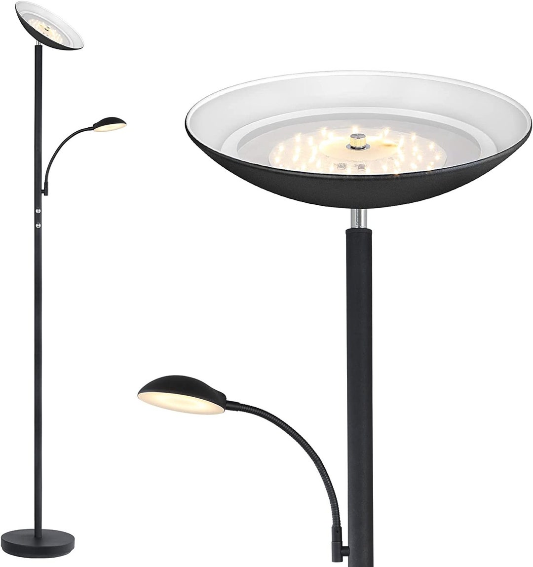 Boostarea Floor Lamp Bright Torchiere Floor Lamp With 5W Etsy