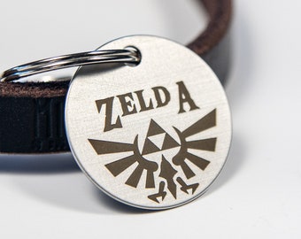 Zelda Game Pet ID Tag: Custom Engraved Stainless Steel Dog Tag - Etsy