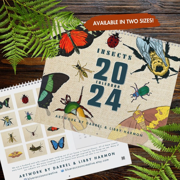 Calendar 2024 Bug Etsy