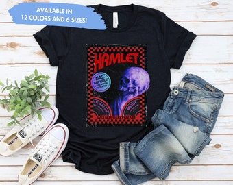 Hamlet Shakespeare Tshirt schattig damesliteratuurshirt te zijn of niet helaas yorick Academic Vintage Band Tee leraar Engels cadeau voor haar