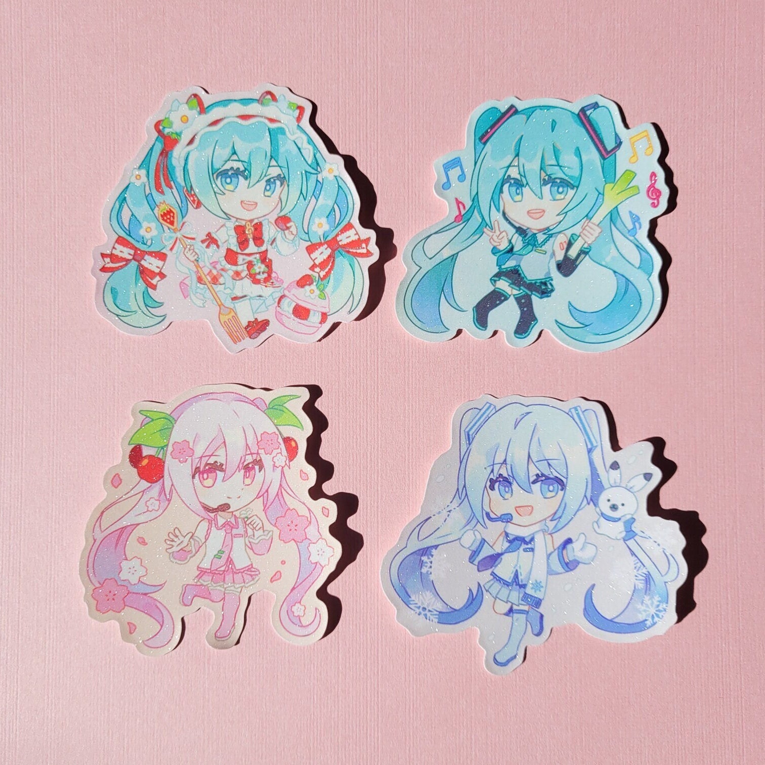 Chibi Miku Hatsune Stickers 