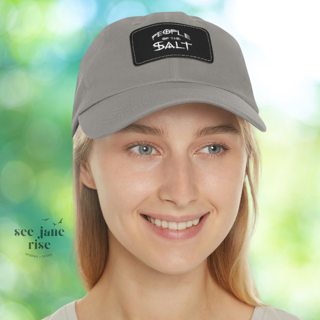 People of the Salt, POTS Syndrome Dad Hat With Leather Patch, Dysautonomia Awareness, Salty Girl