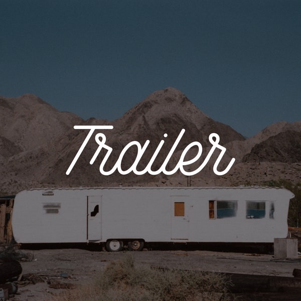 Trailer - Script & Sans Serif Duo