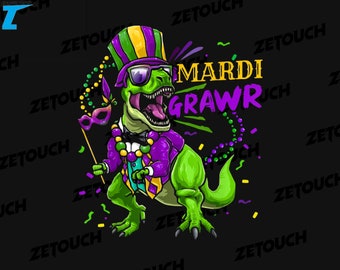 dinosaur mardi gras book
