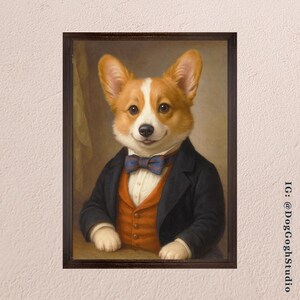 Custom Pet Portrait, Personalized Pet Portrait, Dog Portrait, Cat Portrait, Custom Pet Painting, Funny Dog Owner Gift, Funny Cat Owner Gift
