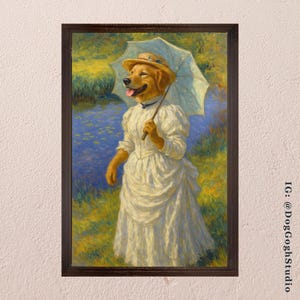 Custom Pet Portrait, Renoir Pet Portrait, Personalized Dog Portrait, Cat Portrait, Renoir Pet Painting