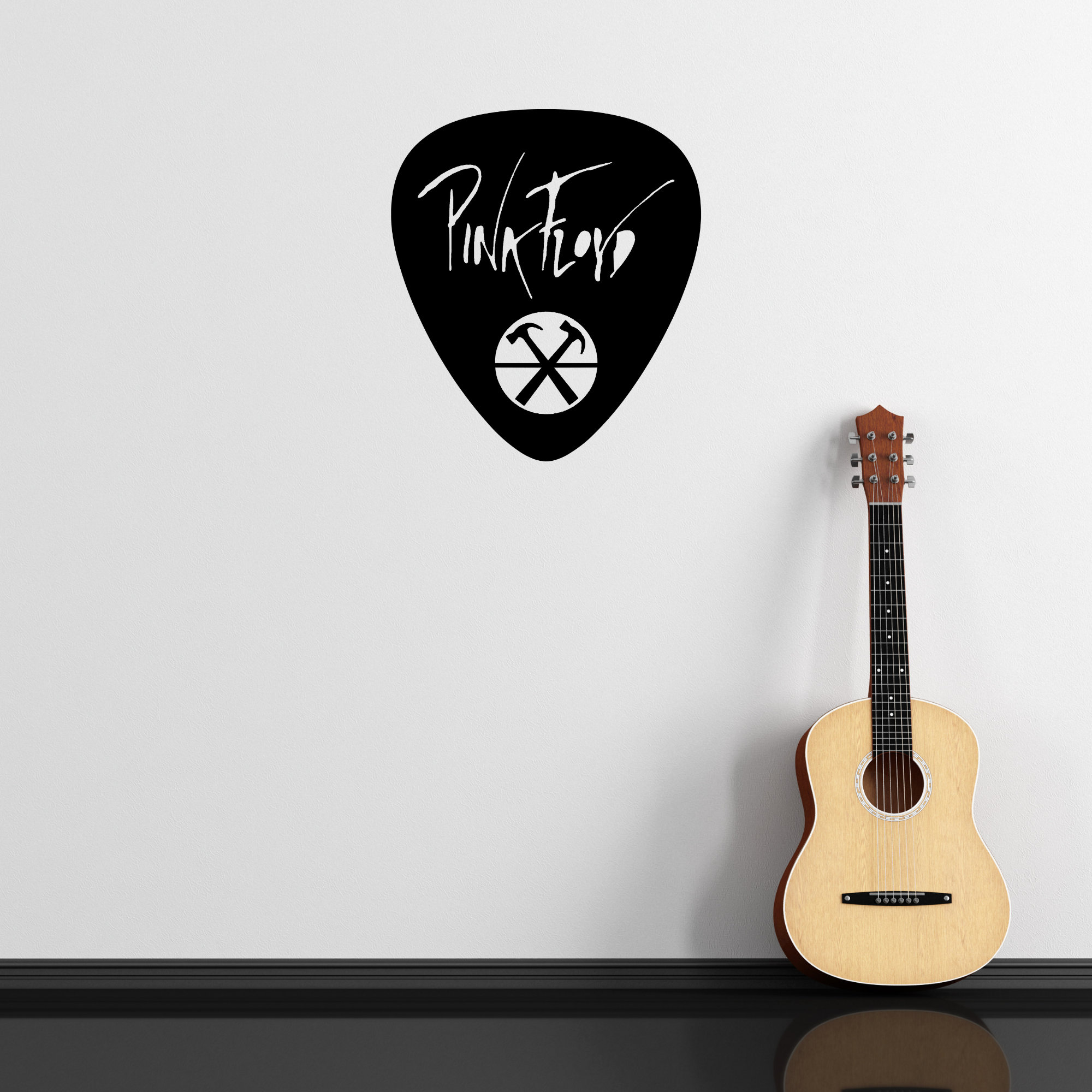 Pink Floyd Wall Art Pink Floyd Artwork Guitar Pick Metal Etsy