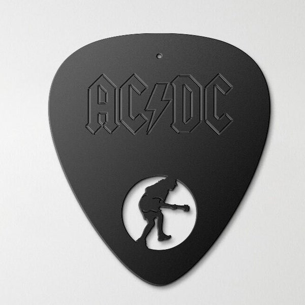 Acdc Guitar Pick - Etsy