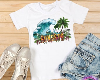 Screen -Prints Sunsets T-shirt