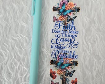 UV DTF | Faith |Pen Wrap