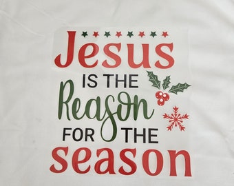Screen -Prints for T-shirt| Jesus is the Reason for the Season