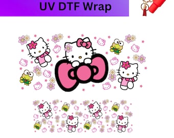 UV DTF Decal Kitty|Chapstick Keychain |Decals For Keychains