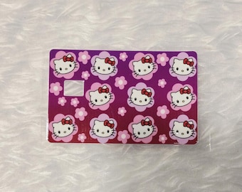 Kitty Bank Card Wrap | Waterproof Vinyl Sticker