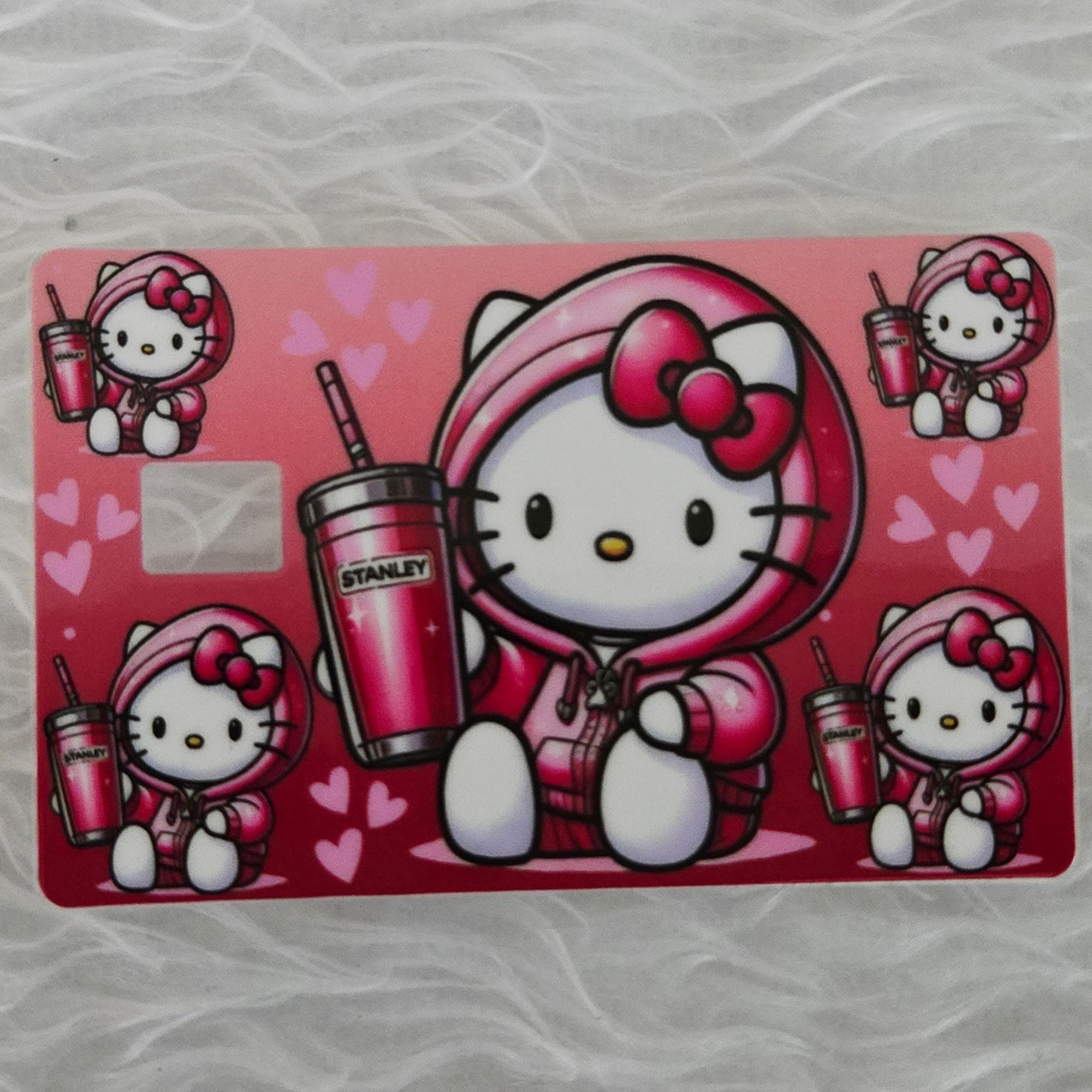 Kitty |UV DTF| Debit & Credit Bank Card Wrap| Waterproof Vinyl Sticker ...